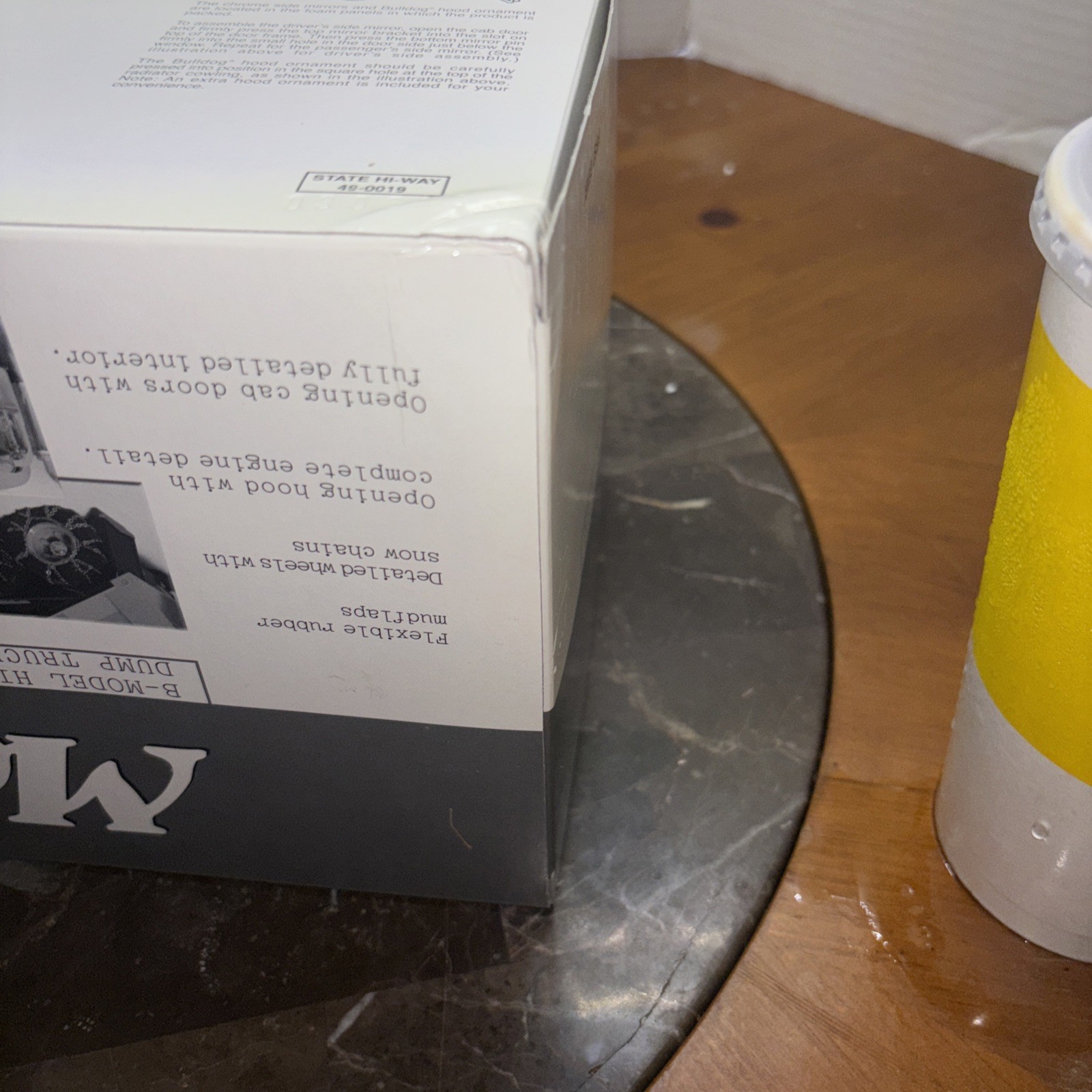 First Gear 1/25, Mack B61 Dump Truck With Snow Plow, State Highway, 49-0019