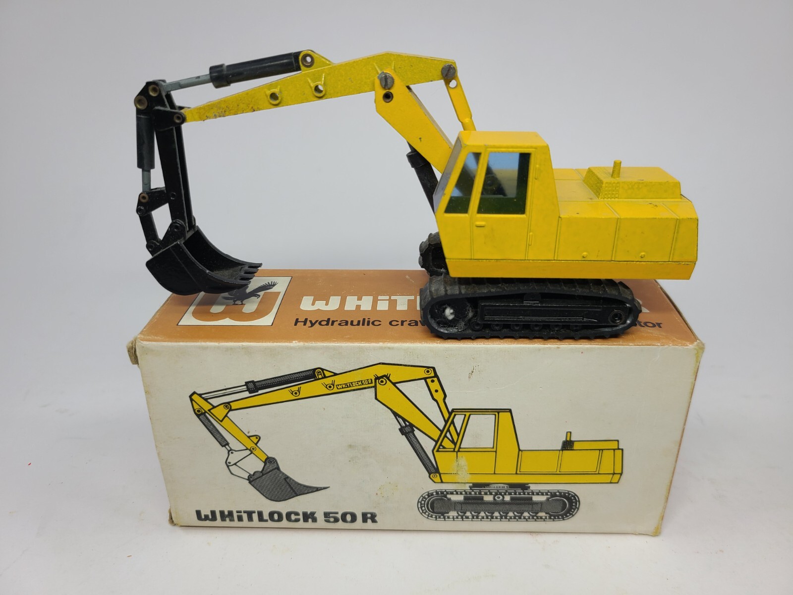 Whitlock 50R Excavator – NZG 1:50 Scale Diecast Model #110 from 1969