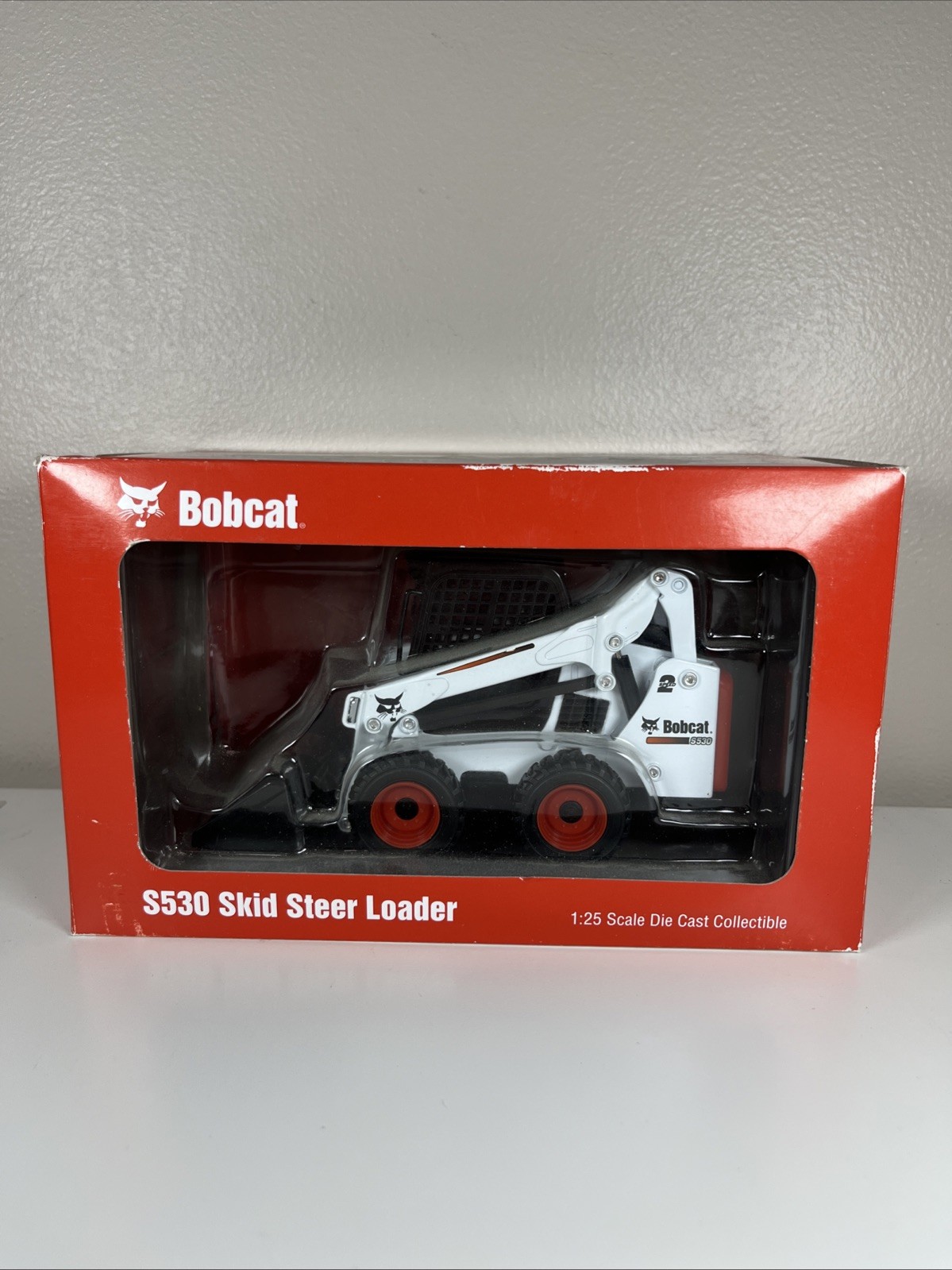 1:25 Bobcat S530 Skid Steer Loader Diecast Model 6989076 By Wan Ho E30