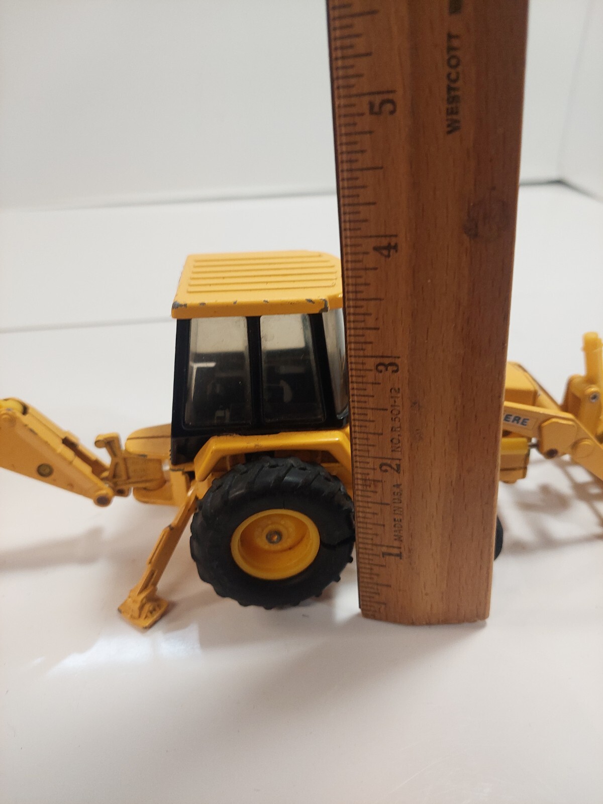 Ertl Backhoe 1990 John Deere 5520 Backhoe Loader 1/32 Diecast Part Or Repair