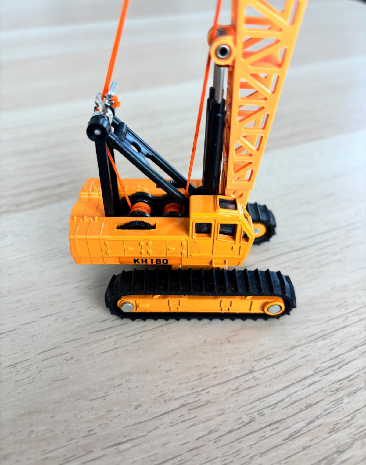 Shinsei Mini Power # 4107 1/93 P&H/Shinko 955 Bucket Crawler Crane With Box Rare