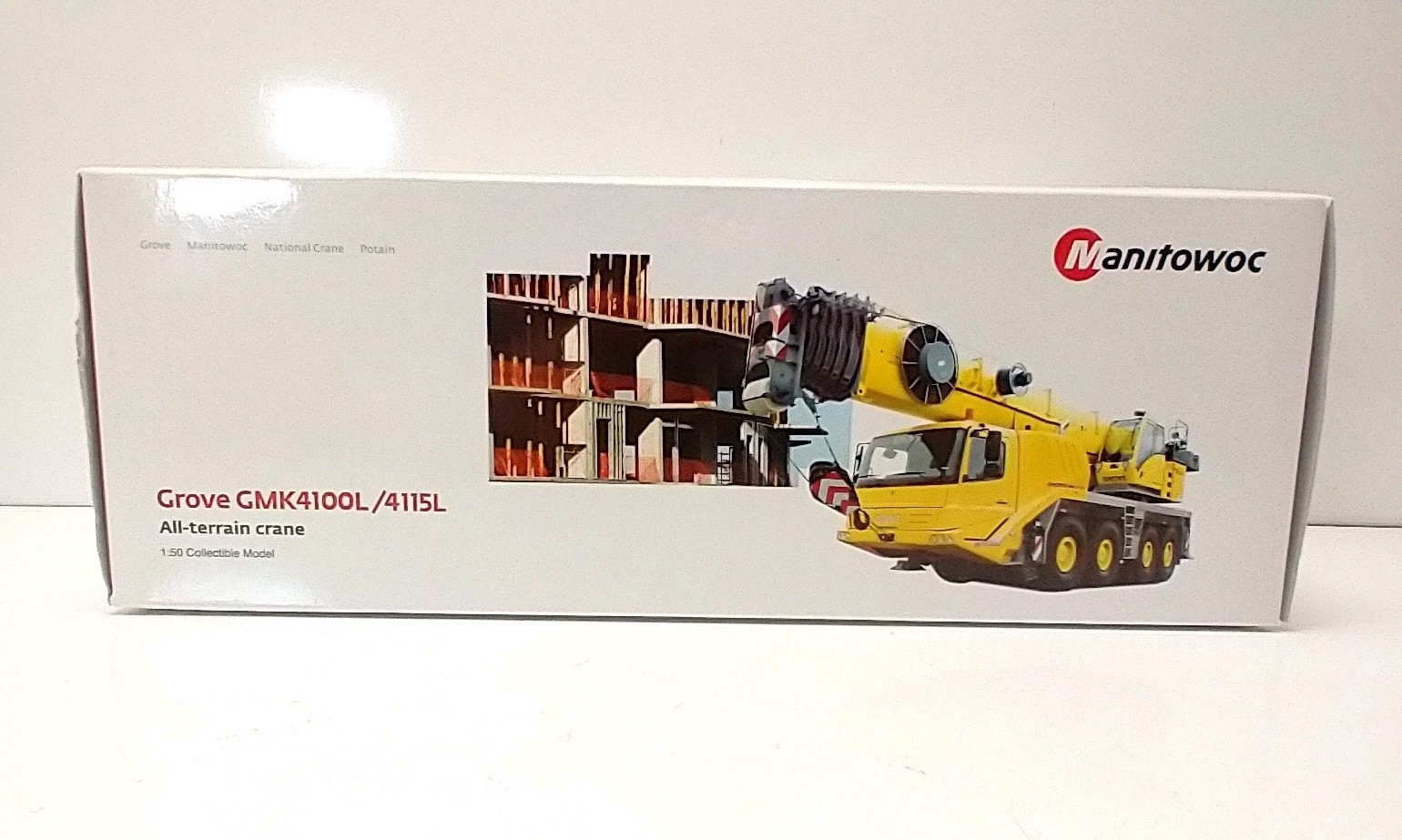 TWH Collectibles 1:50 Grove GMK4100L / 4115L All-Terrain Crane Diecast TWH090