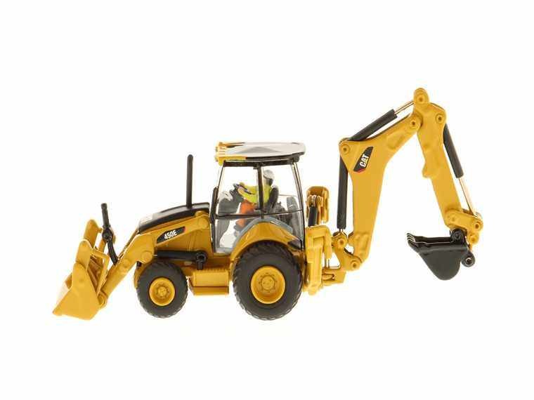 DM 1:87 Cat Cat 450E Excavator Loader Alloy Excavator Model Collection 85263