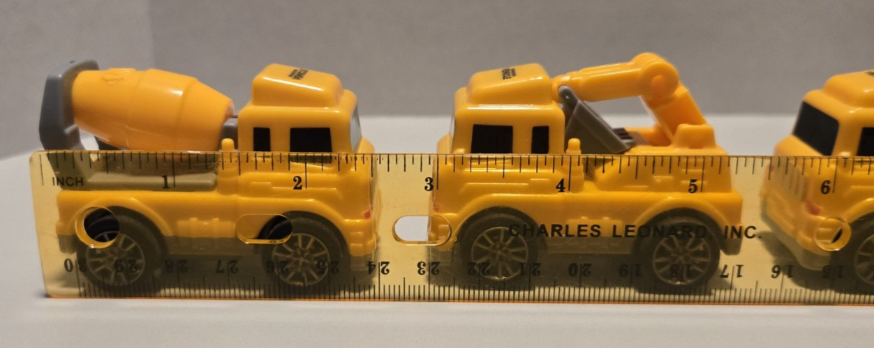 Construction Vehicles Pull and Go Toys Engineering Vehicle Lot Unbranded Plastic