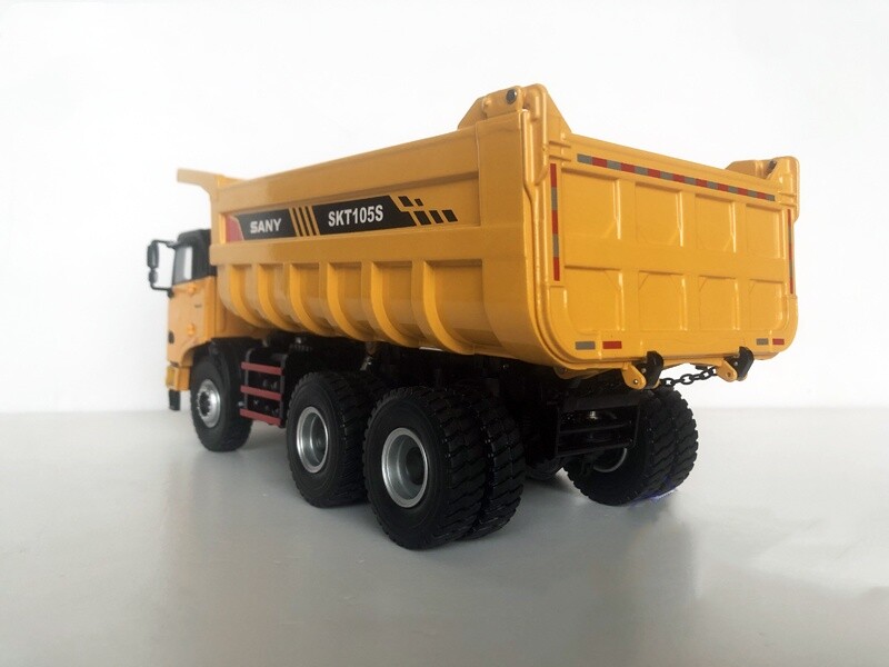 1:35 31CM SANYI SKT105S WIDE BODY DUMPTRUCK Construction Equipment Diecast Model