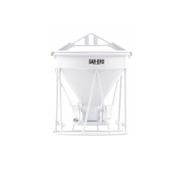 Gar-Bro Lightweight Concrete Bucket – White – Weiss Bros 1:50 Scale Model New