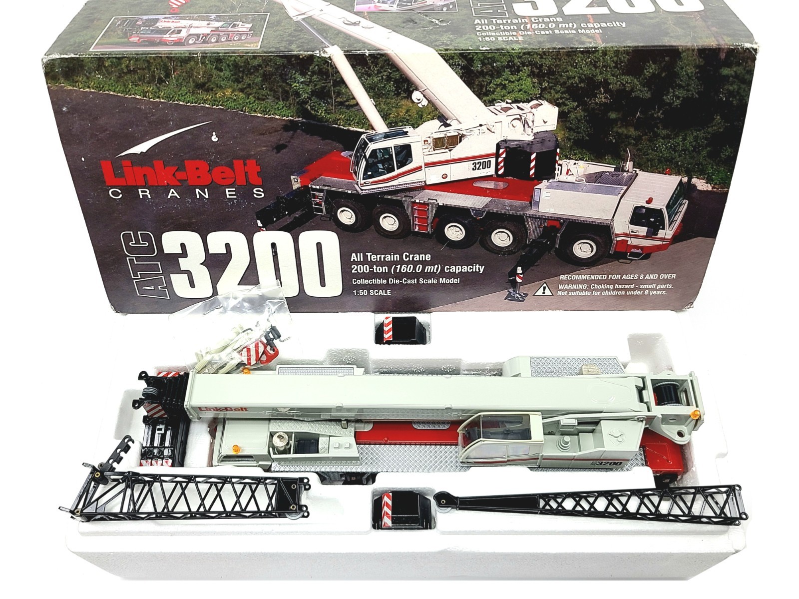 Link-Belt ATC-3200 All-Terrain Mobile Crane Conrad 1:50 Scale Model #2103/02 New