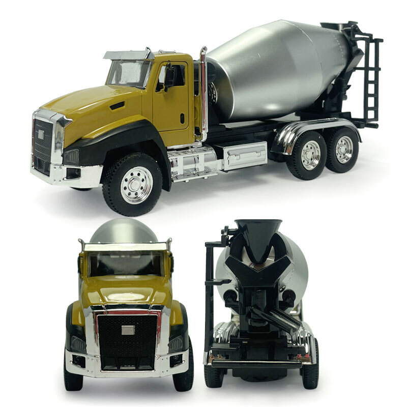 1:50 Cement Mixer Toy Truck Construction Vehicle Diecast Toy Car for Boys Kids