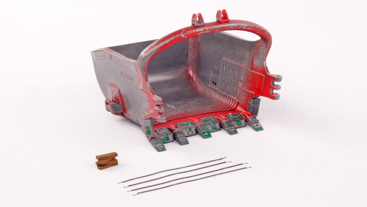 Esco 155 Cubic Yard ProFill Dragline Bucket – Worn – Weiss Bros 1:50 Scale New