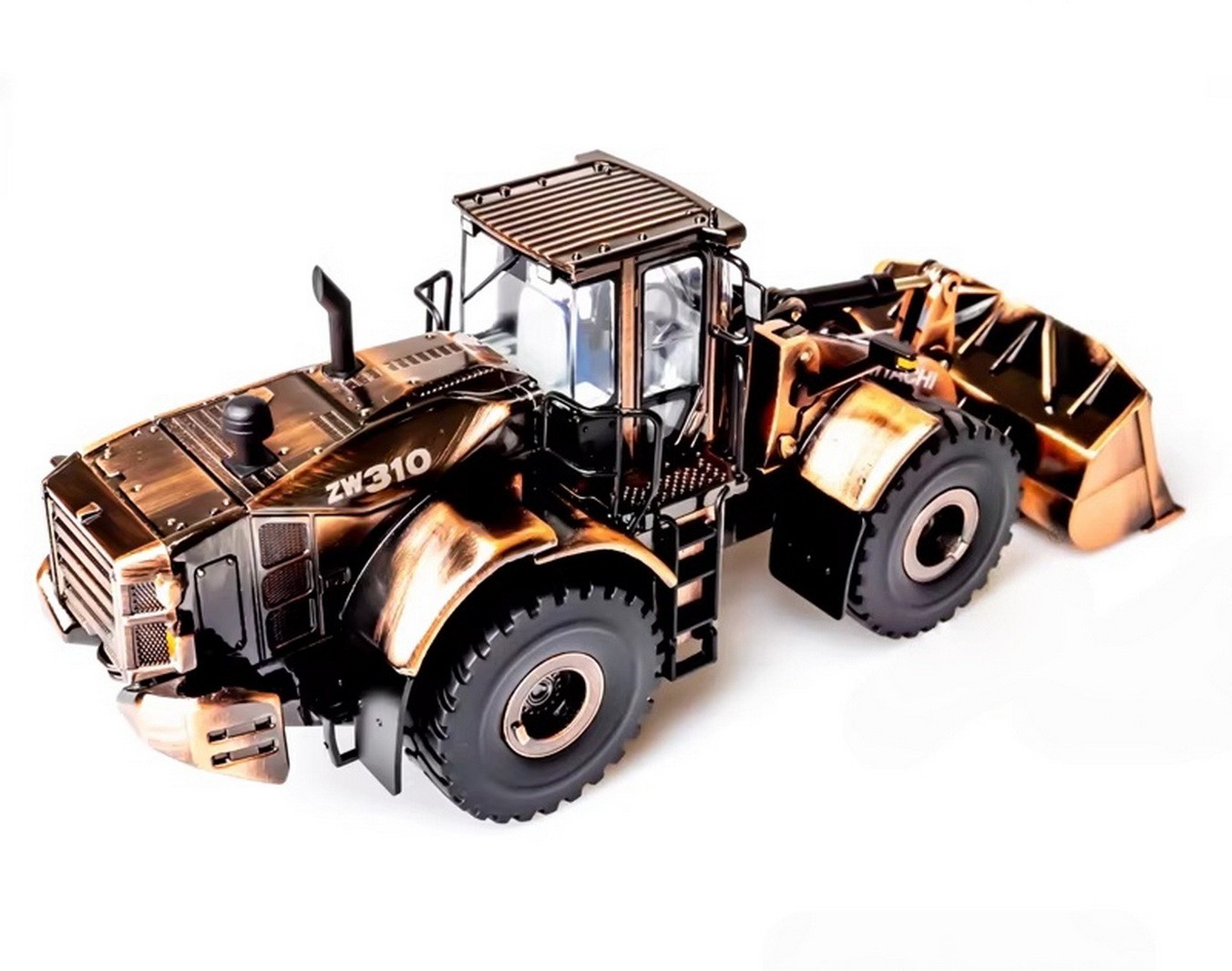 1/50 Scale Hitachi ZW310 ZW-6 Series wheel Loader Copper Diecast Model Toy