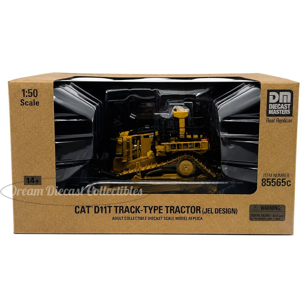 ⭐ 1:50 CAT CATERPILLAR D11T TRACK TYPE TRACTOR DOZER JEL DIECAST MASTERS 85565 ⭐