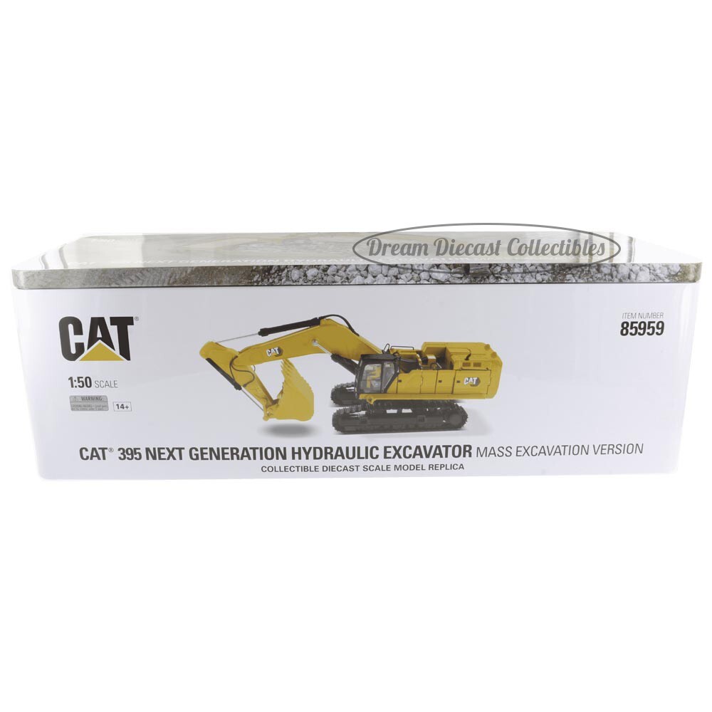 CAT CATERPILLAR 1:50 395 LARGE HYDRAULIC MASS EXCAVATOR DIECAST MASTERS 85959