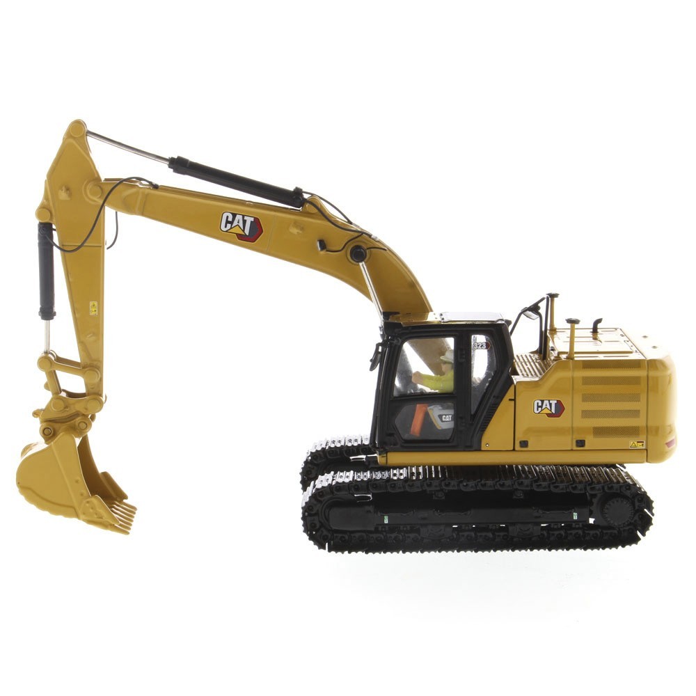 ⭐ 1:50 CAT 323 NEXT GEN HYDRAULIC EXCAVATOR W/ WORK TOOLS DIECAST MASTERS 85657⭐