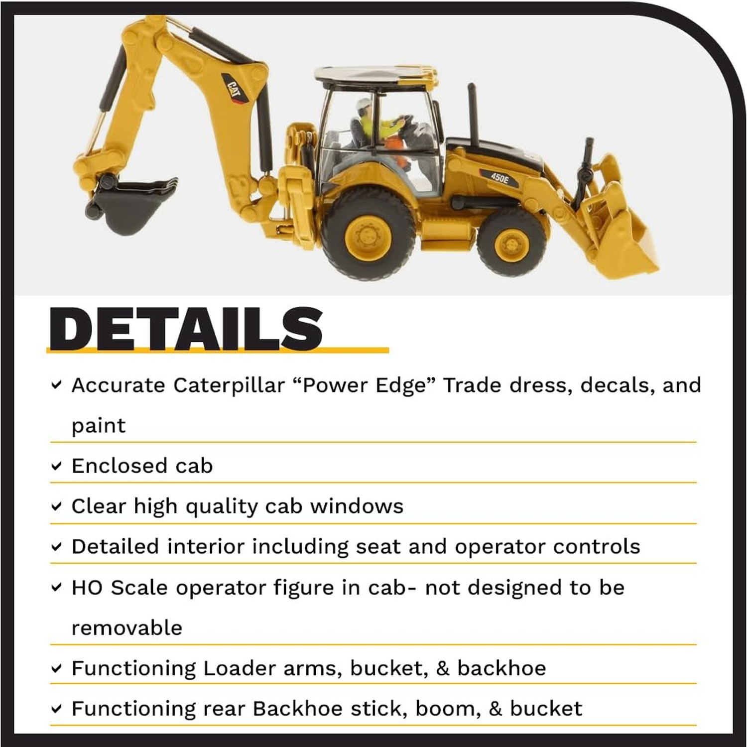 Caterpillar 450E Backhoe Loader HO Series Vehicle