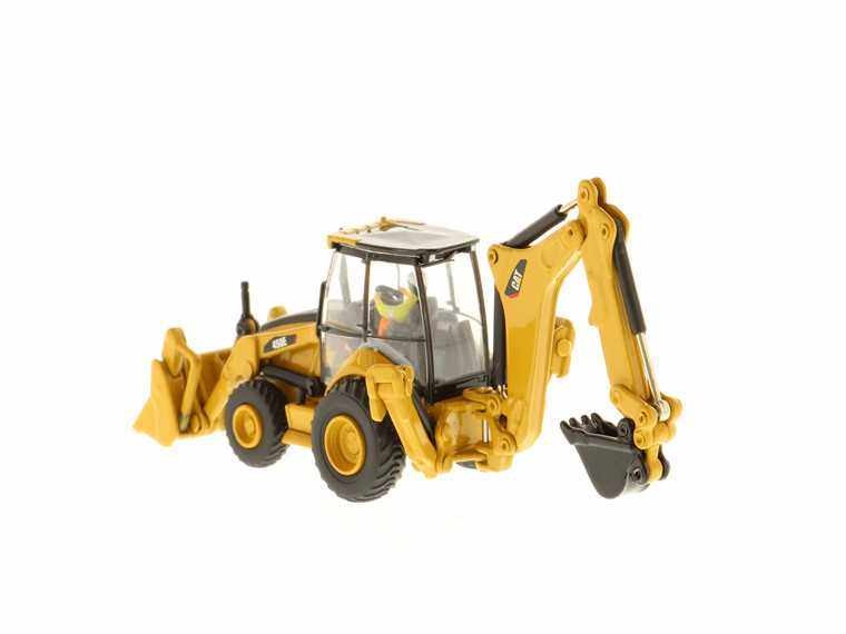 DM 1:87 Cat Cat 450E Excavator Loader Alloy Excavator Model Collection 85263