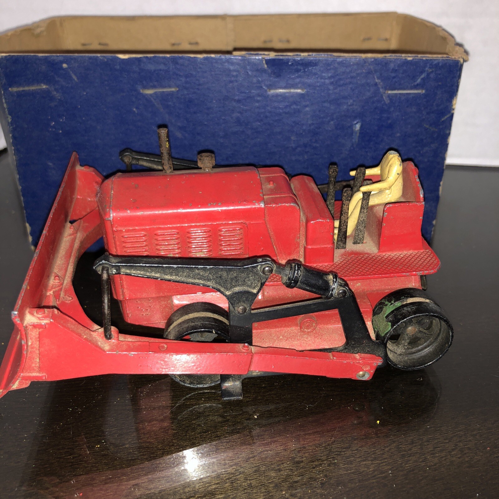 Dinky Supertoys Blaw Knox Bulldozer Meccano Ltd. W/bottom Of Original Box