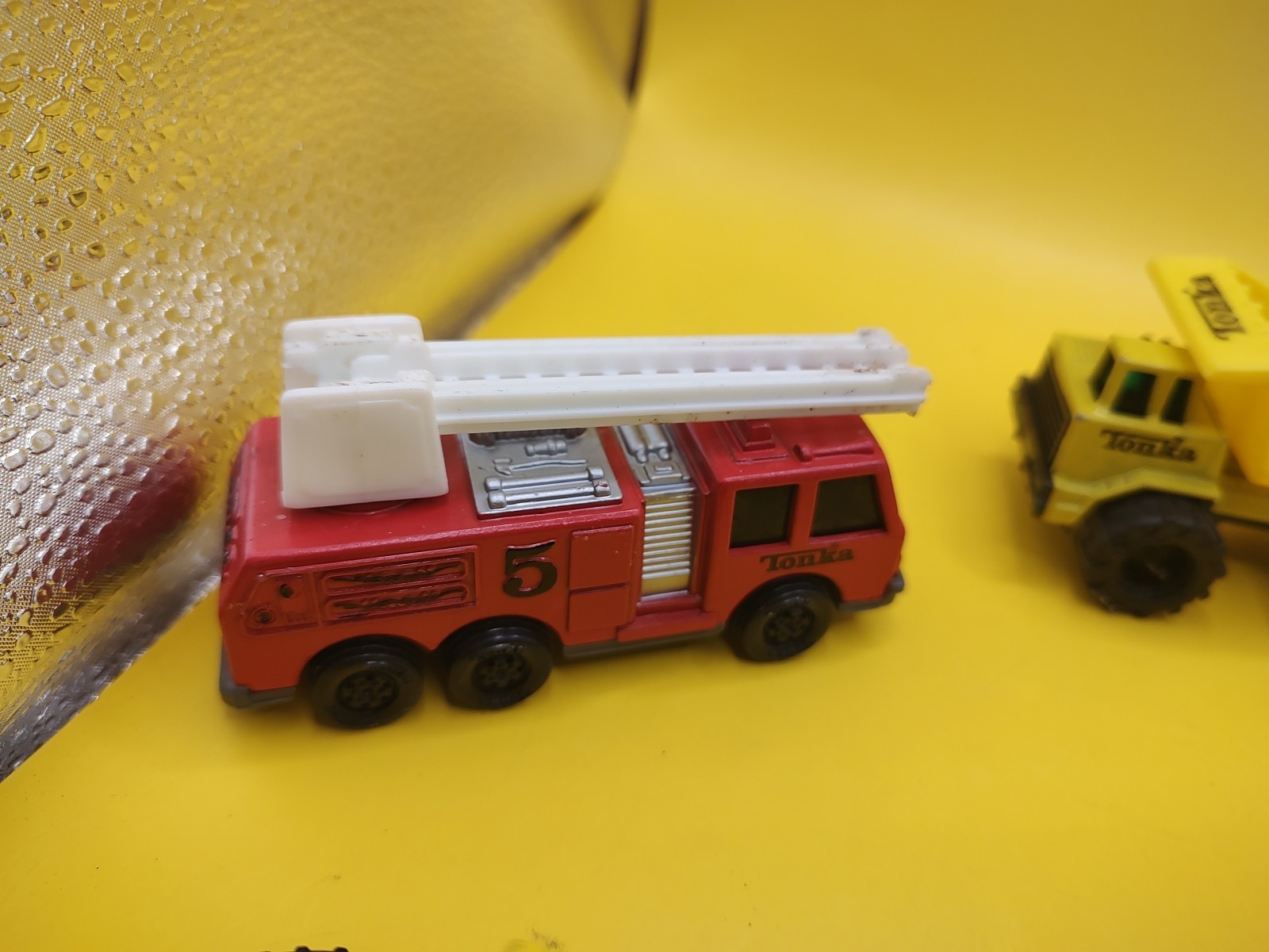 Vintage Lot Of 6 Tonka Metal And Plastic Diecast Construction Equipment Vehicle