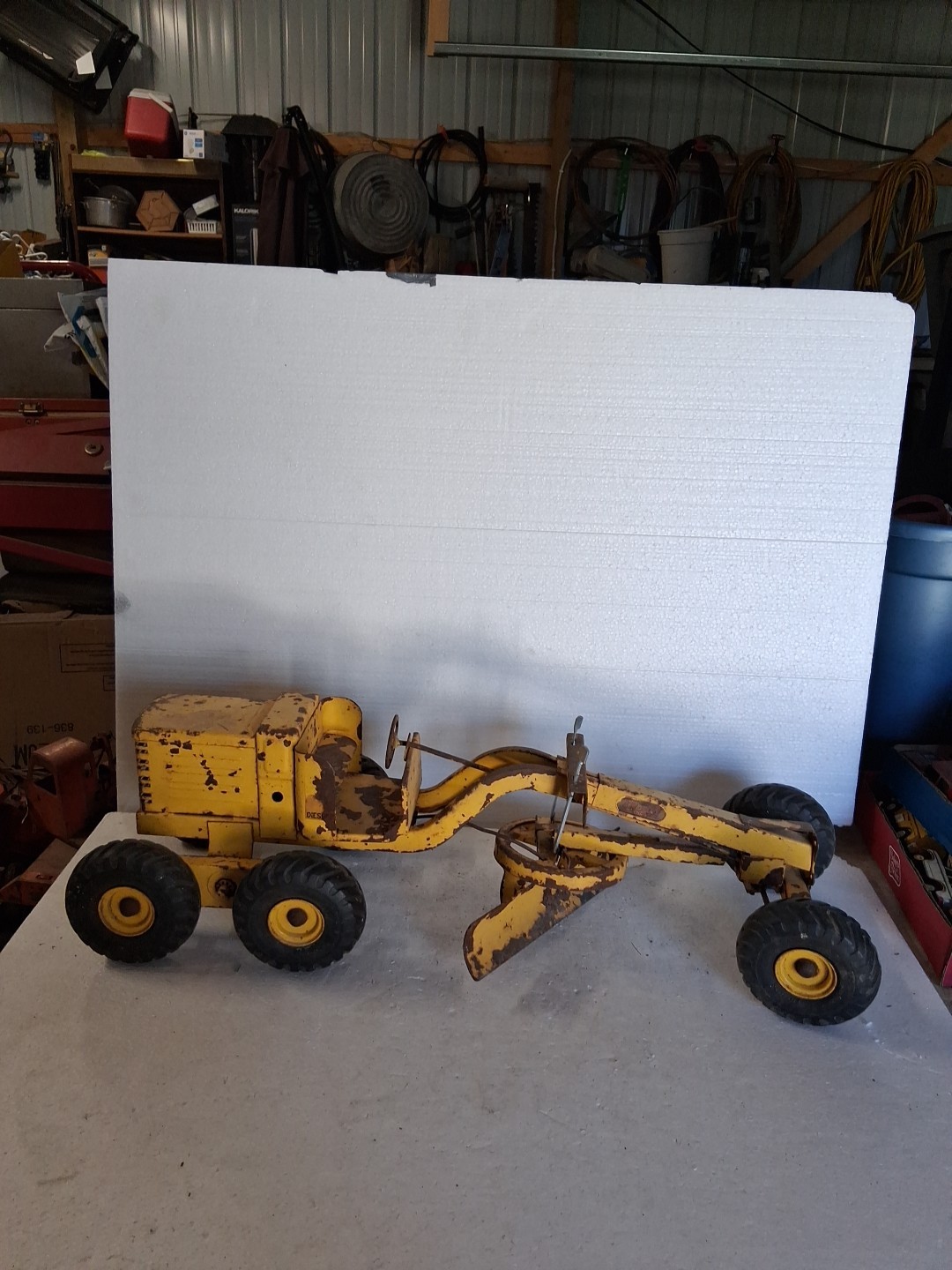 Vintage 1950’s Doepke Model Toys Adams Road Grader-Pressed Steel