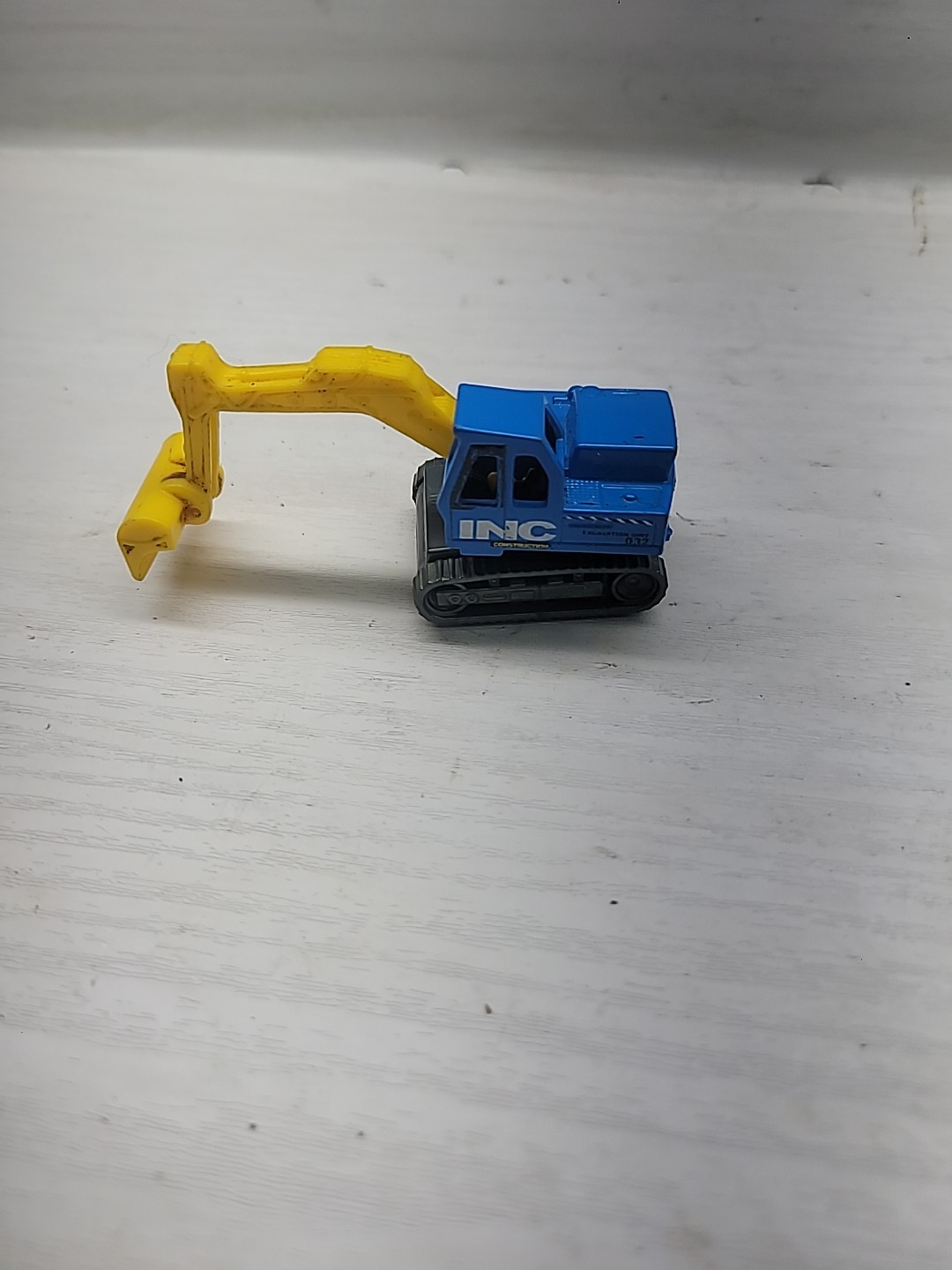 1980, 2017 Matchbox Construction Atlas Excavator BLUE CONSTRUCTION Loose FMV30