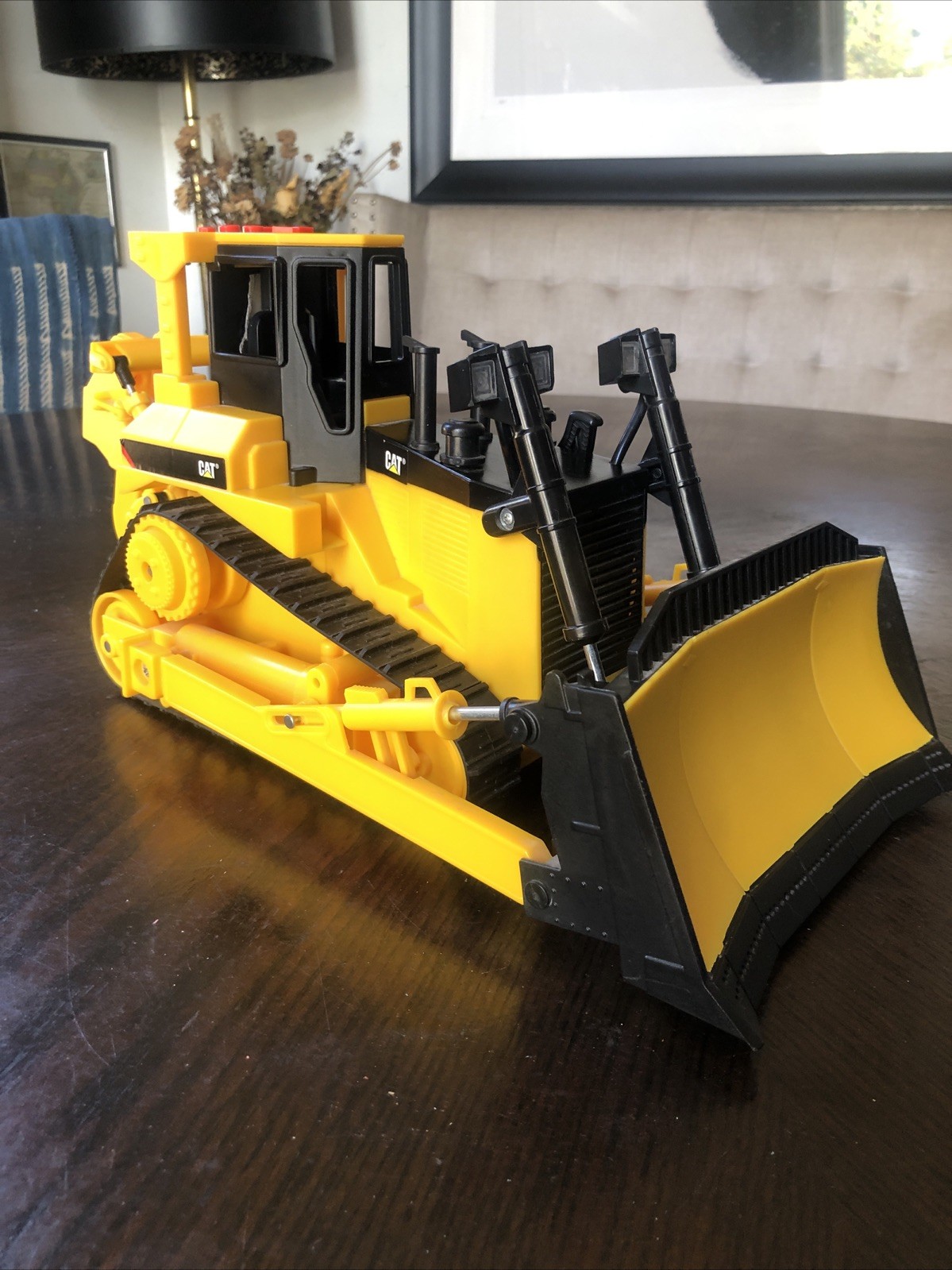 Toy State Industrial Ltd Cat Bulldozer Tractor Backhoe w/Sounds