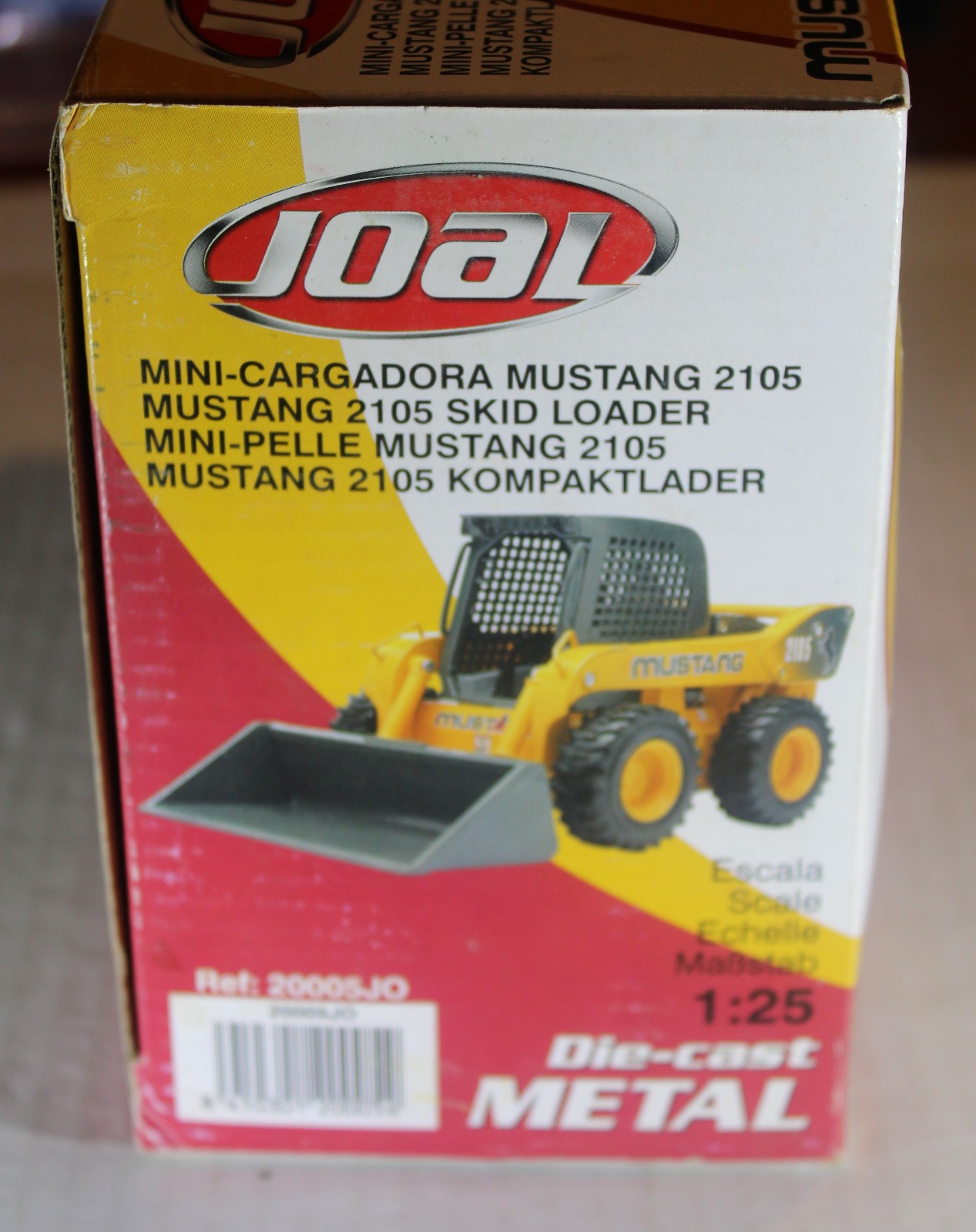 Joal Die-cast Metal Mustang 2105 Skid Loader Ref 20005JO 1/25 NIB