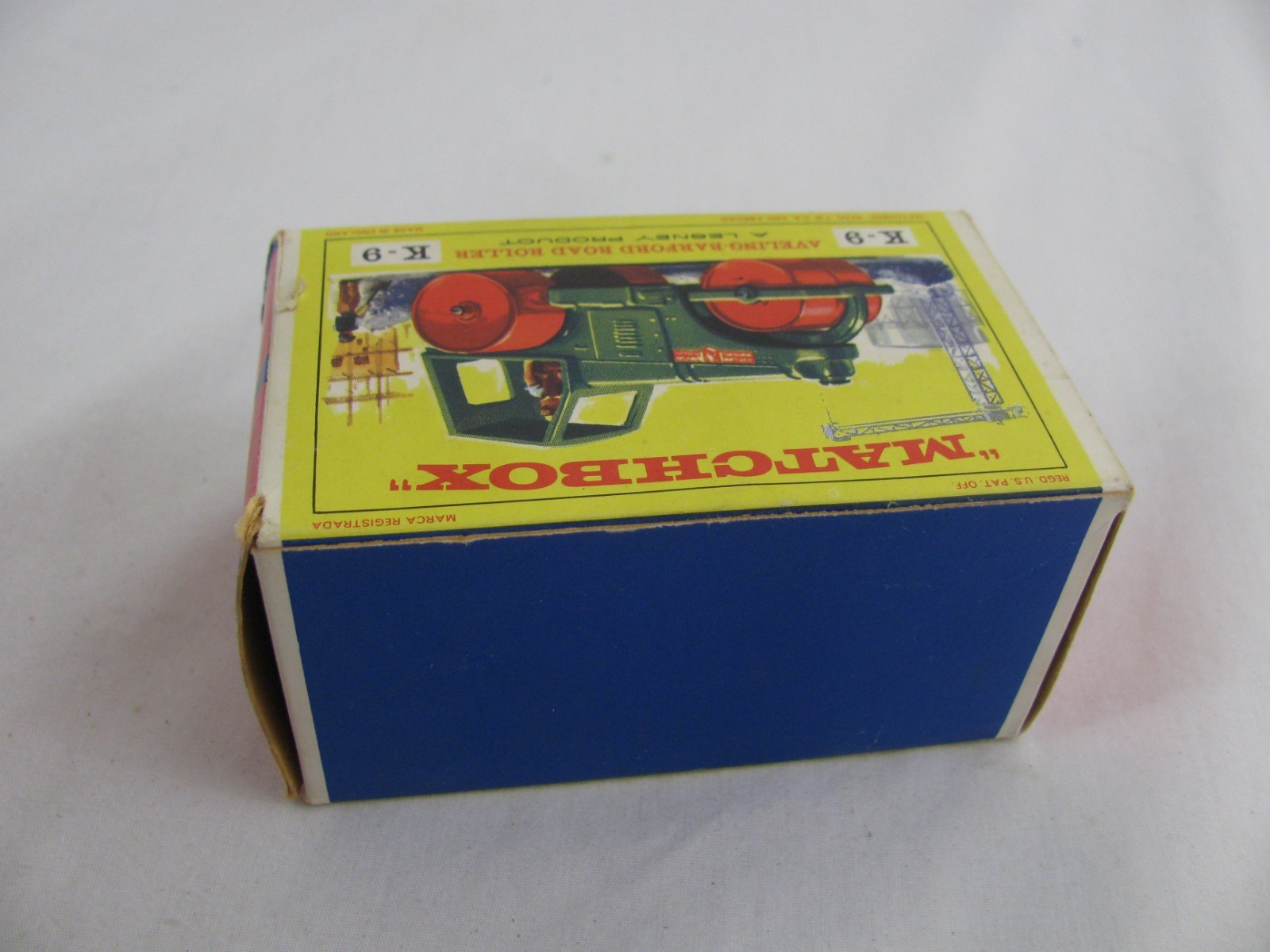 Lesney Matchbox King Size K-9 Aveling-Barford Road Roller w/ Box New Read!