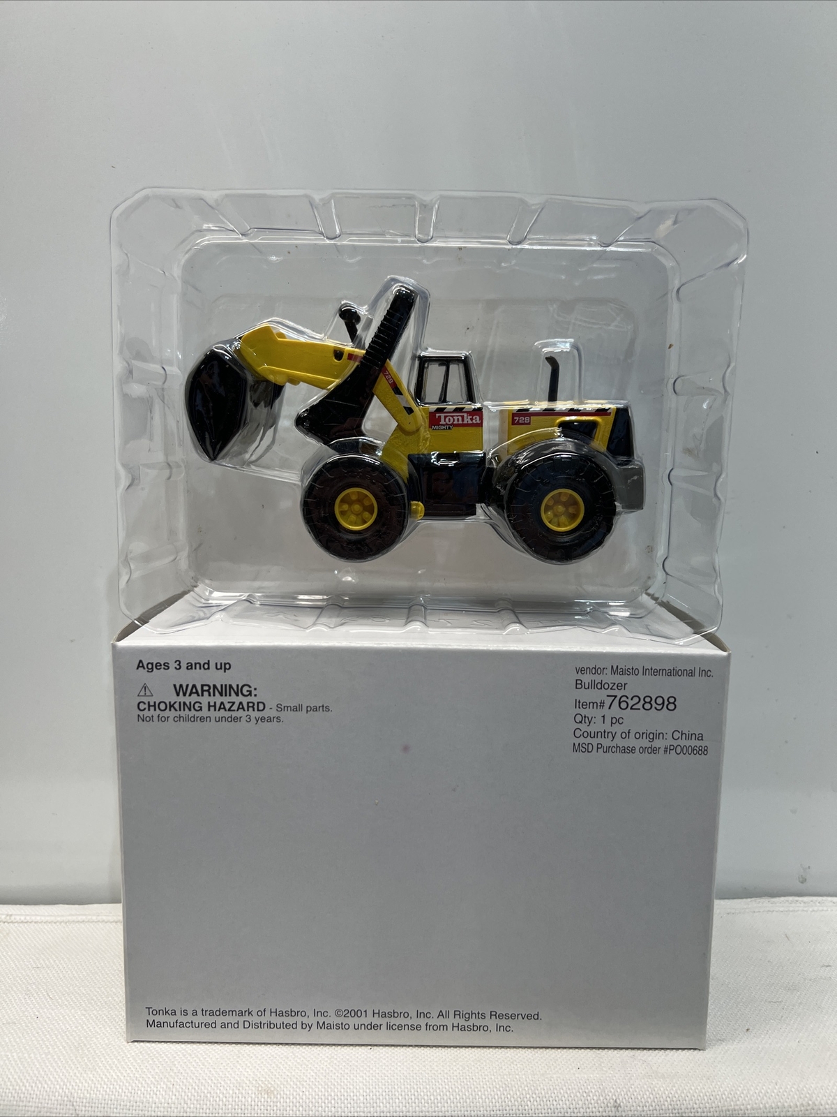 HASBRO Mighty Mini TONKA Bull Dozer Back Hoe New In Box