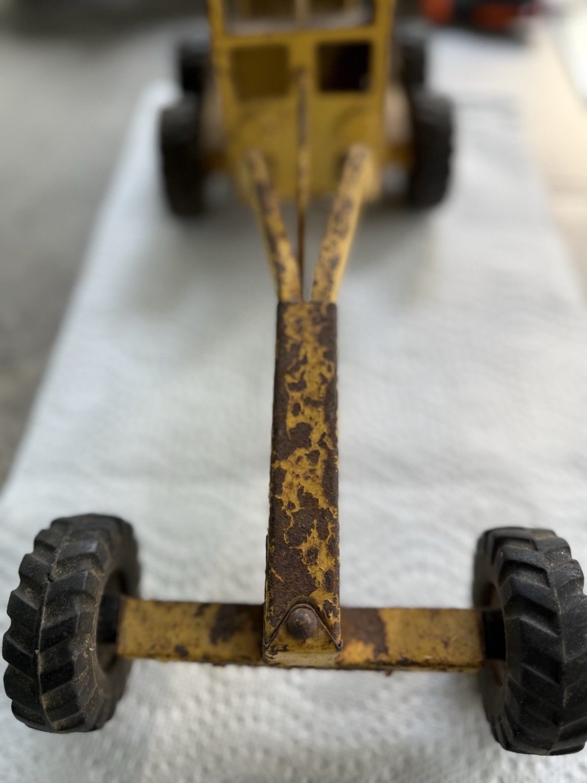 Vintage Tonka Road Grader 17 Inch Missing Grader