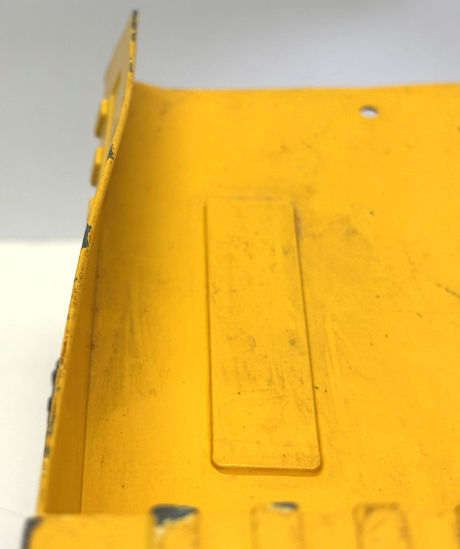 Vintage 1988 Remco Yellow Metal Dump Truck Construction Vehicle Toy Heavy Duty