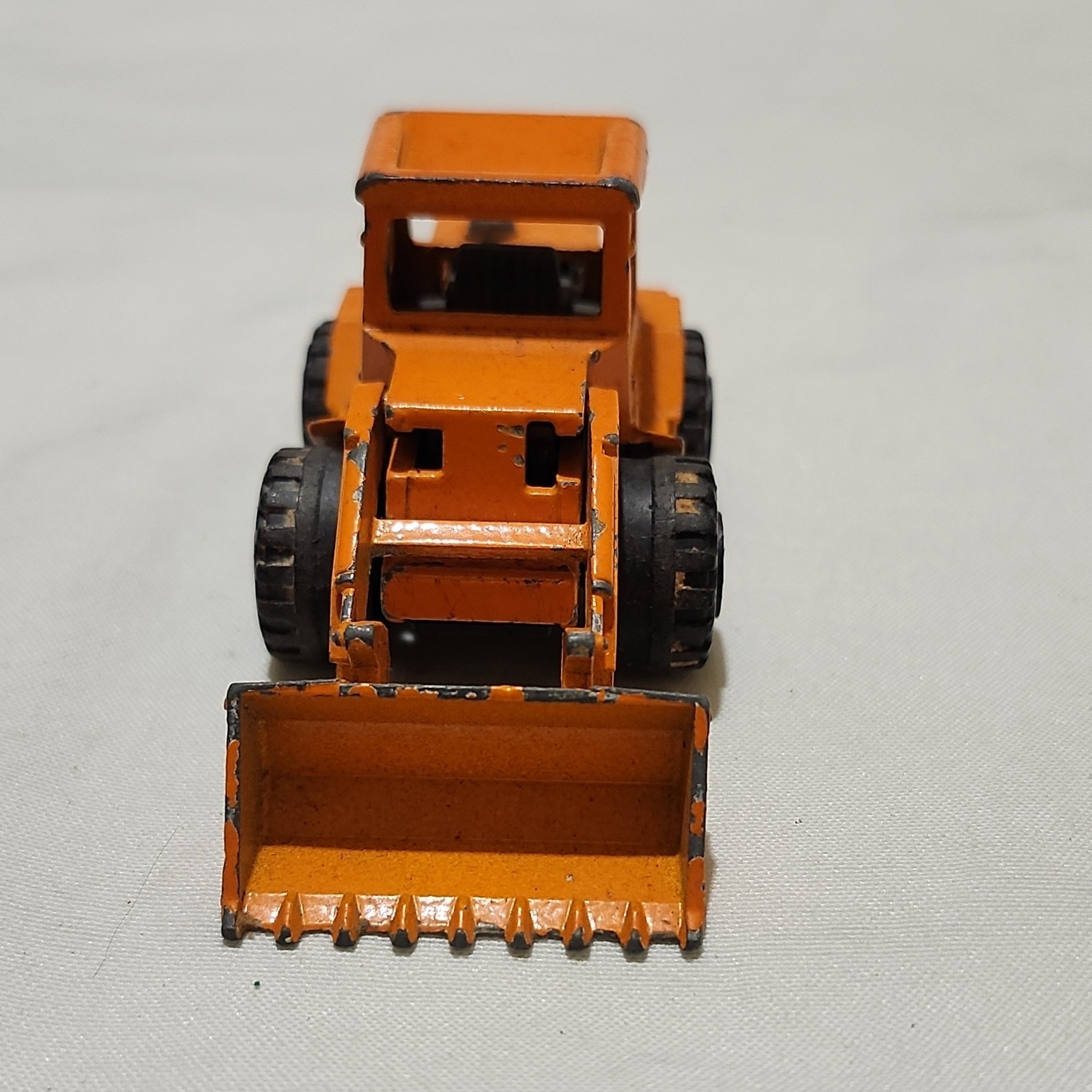 Majorette Diecast Construction Vehicle Orange Black Front Loader Toy