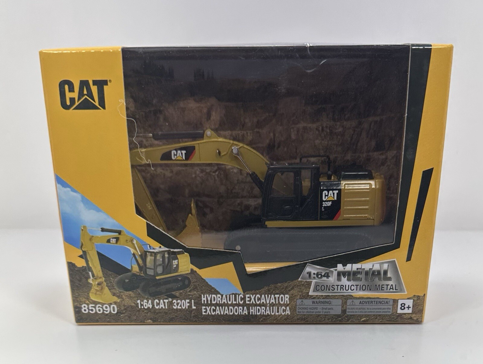 Diecast Masters 1/64 Scale CAT 320F L”HYDRAULIC EXCAVATOR”Metal Construction