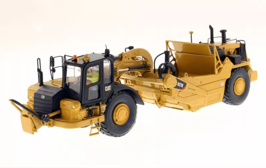 1:50 DM CAT627K Wheel Tractor-Scraper Construct Machine Equipment Diecast Model
