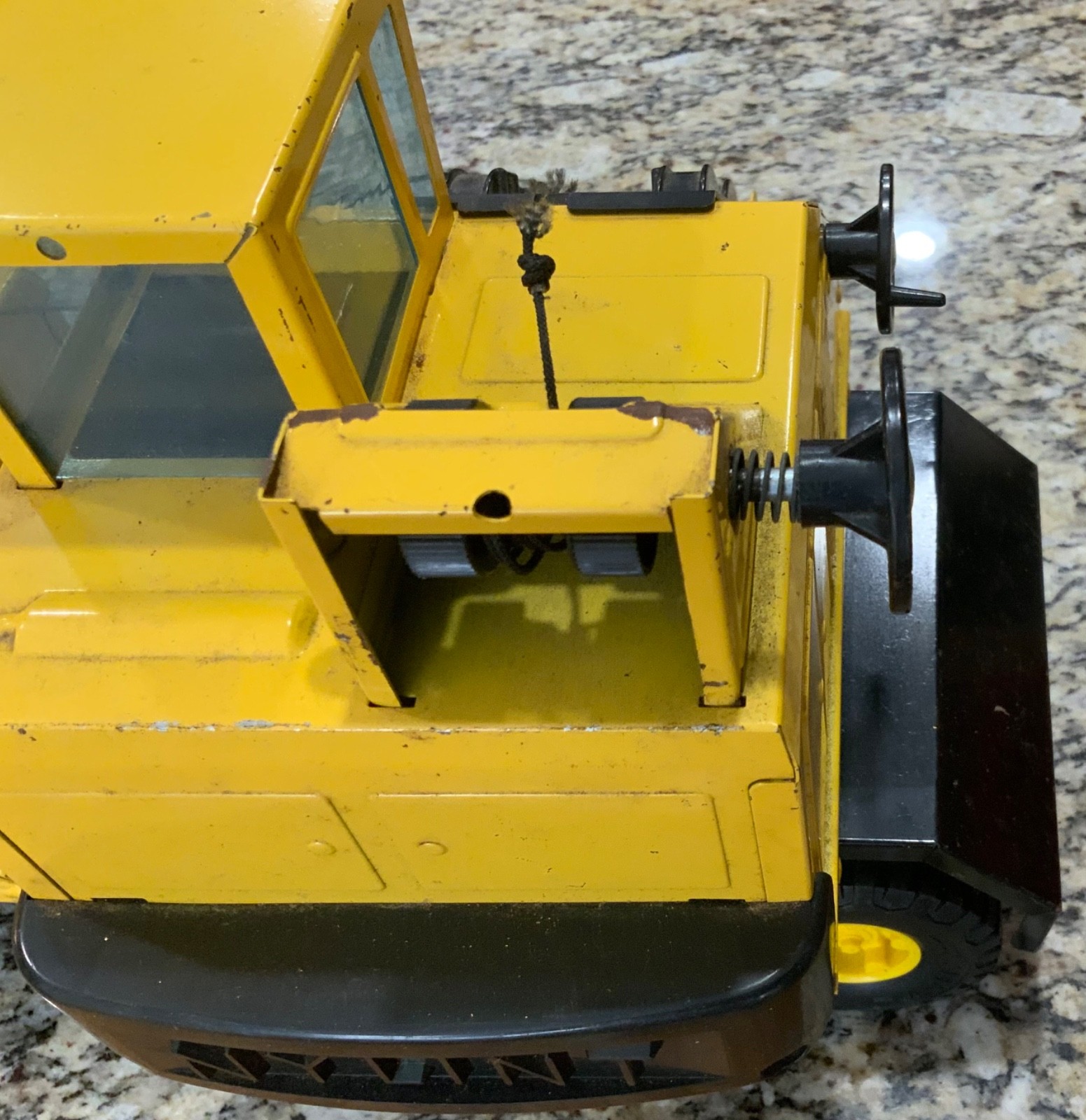 Nylint No. 2201 Michigan Shovel Crane Heavy Gauge Steel Truck 1970s Original Box
