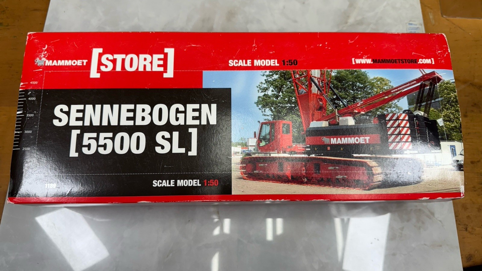 Sennebogen 5500SL Crawler Crane 1:50 Scale