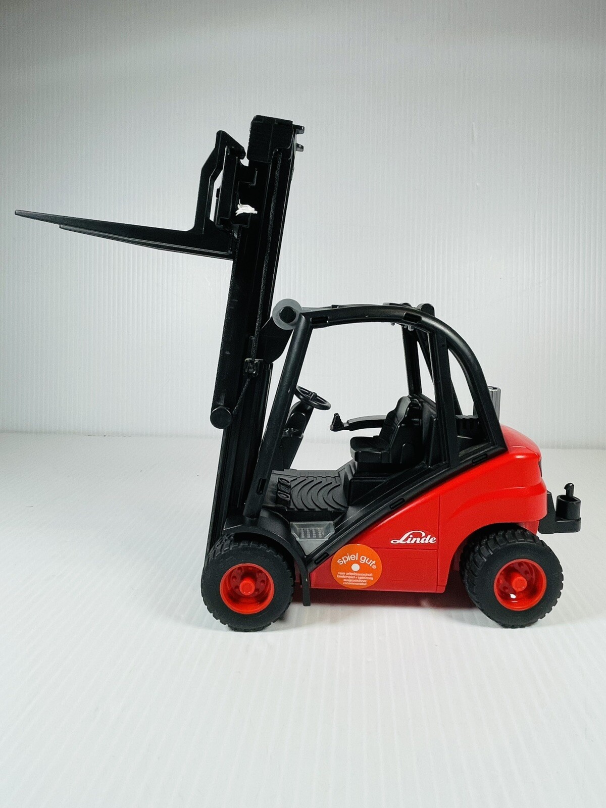 2004 Bruder Linde Forklift Construction Toy 1287/01 H30 Germany Working