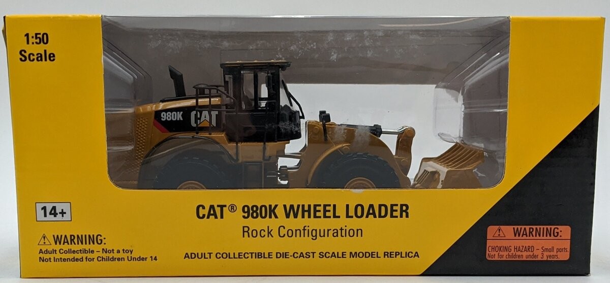 Norscot 55296 1:50 Caterpillar 980K Wheel Loader Rock Configuration
