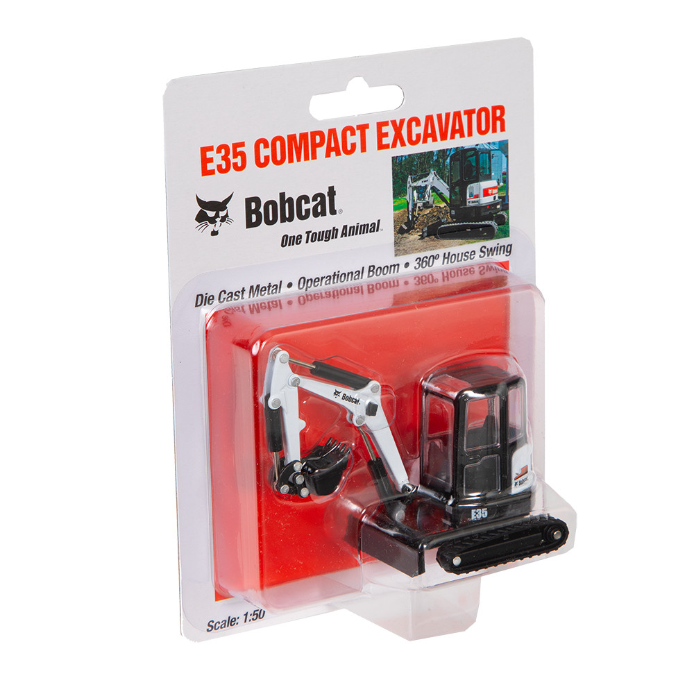 Bobcat E35 Mini Excavator – Norscot 1:50 Scale Diecast Model #6989131 New