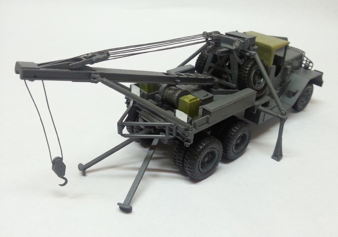 1/50 Ward LaFrance 6×6 Heavy Wrecker – High Quality Resin KIT by Fankit Models