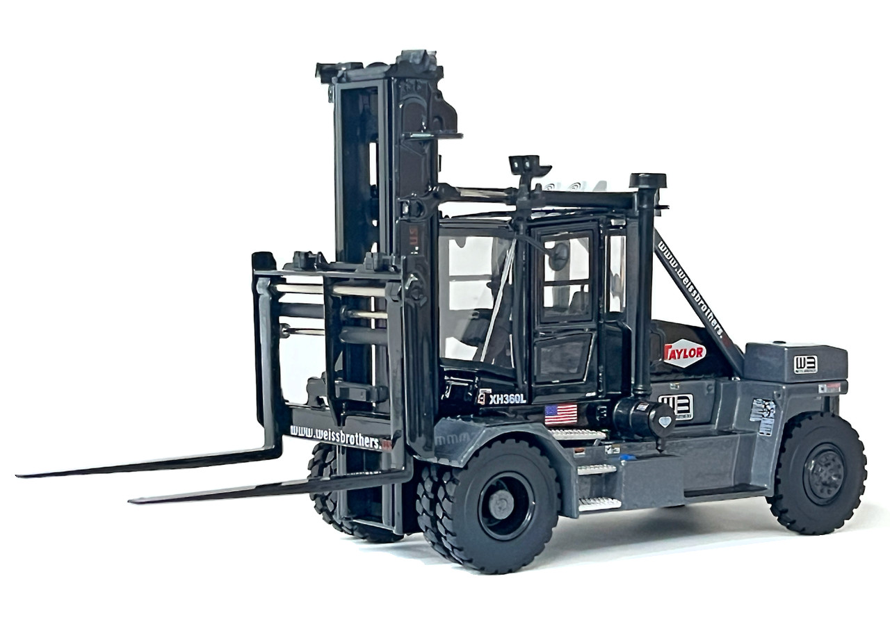 Taylor XH-360L Forklift – Gunmetal – Weiss Bros 1:50 Scale Model #WBR033-314 New