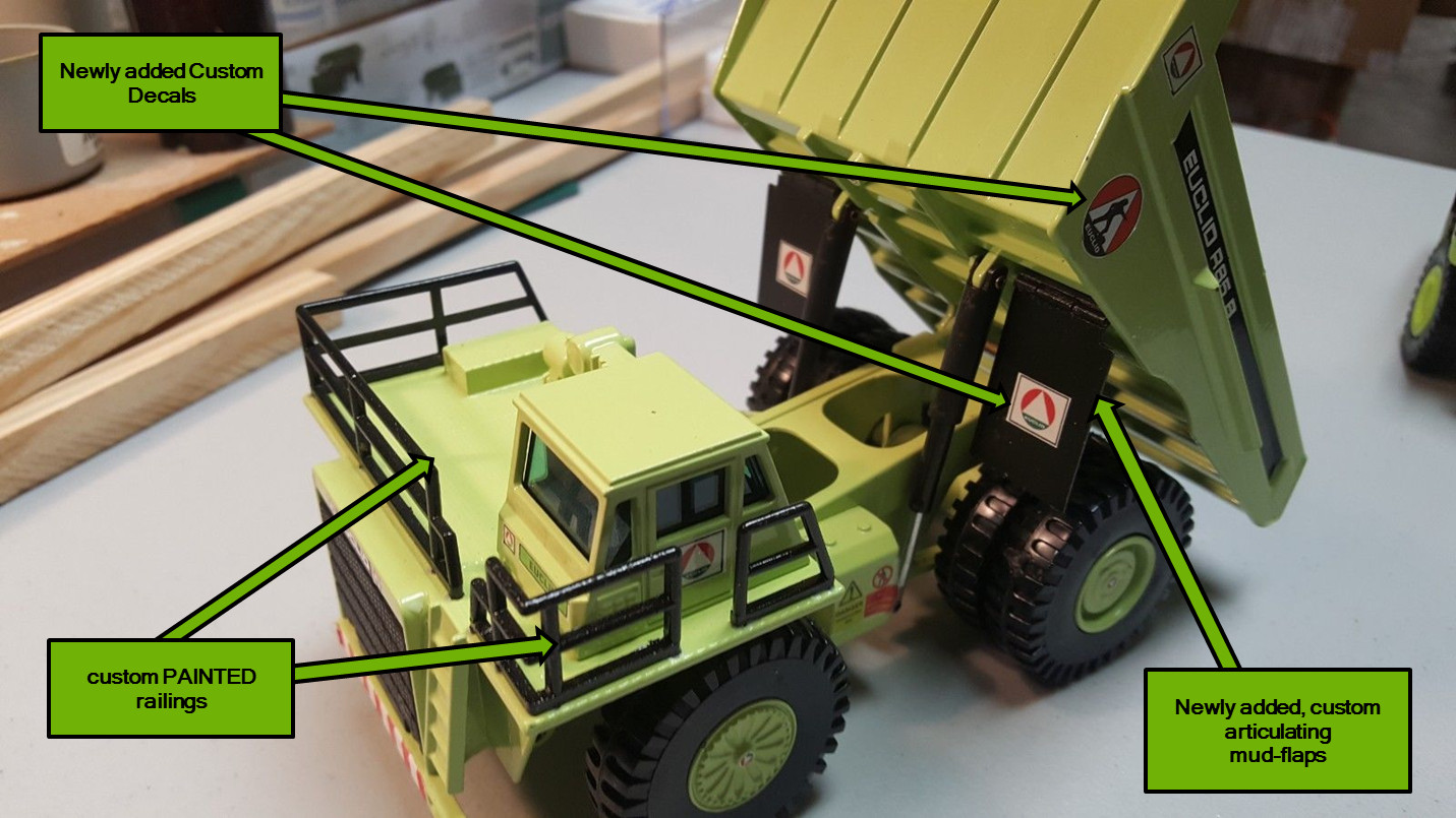 1/50 EUCLID Mining Dump Truck – JOAL R-85B FREE SHIPPING !!!