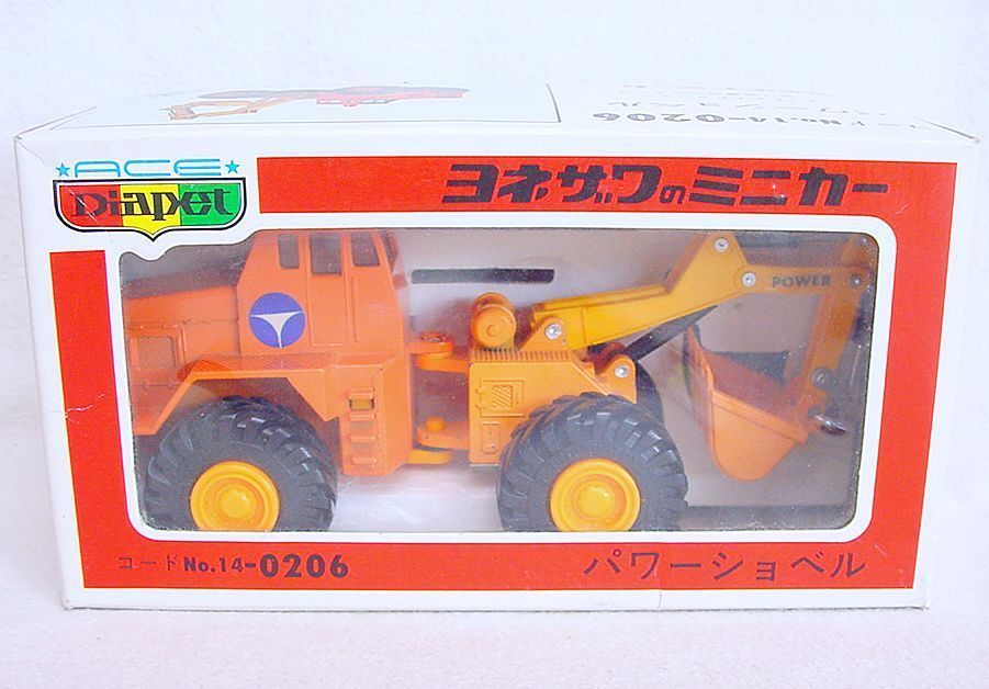 Diapet Japan 1:72 ACE WHEEL DIGGER TRUCK Yonezawa Toys K-3 MIB`80 C-10 RARE!
