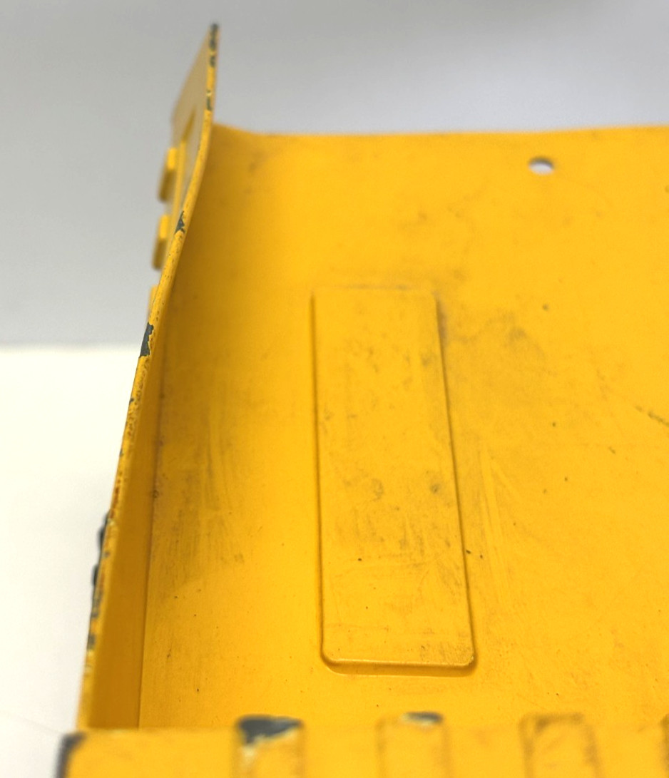 Vintage 1988 Remco Yellow Metal Dump Truck Construction Vehicle Toy Heavy Duty