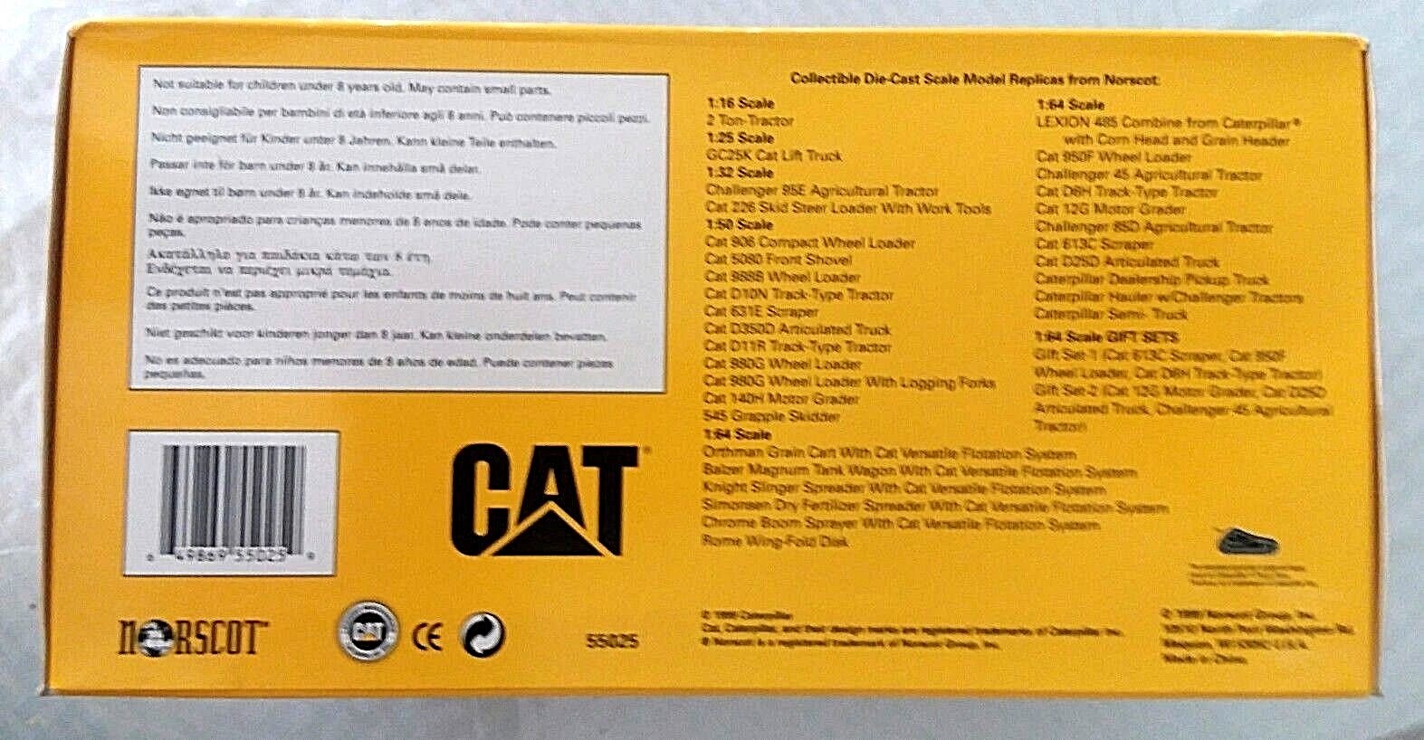 NORSCOT DIECAST CONSTRUCTION VEHICLE, CAT D11R, TRACK-TYPE TRACTOR, *NEW IN BOX