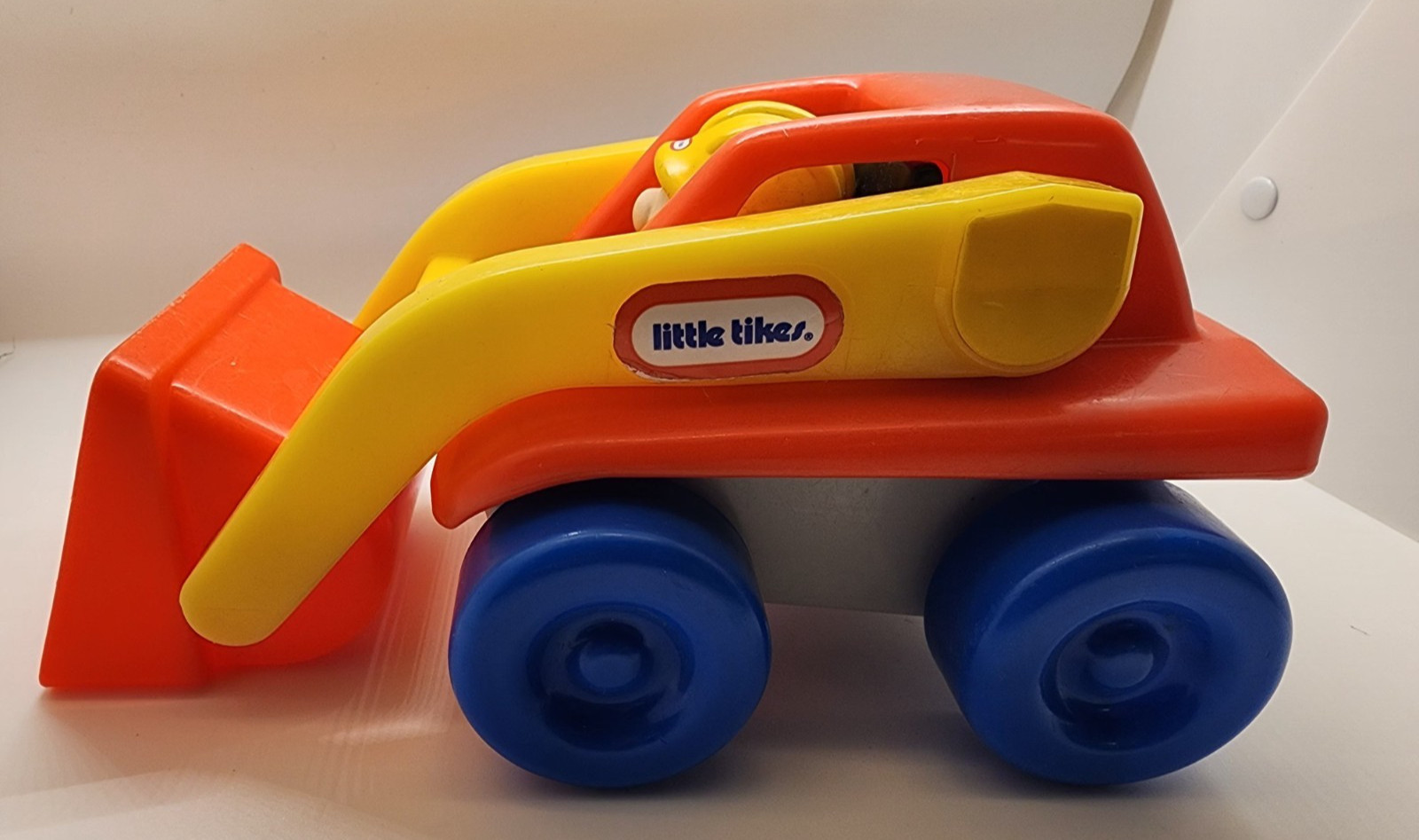 Vintage Little Tikes Front Skid Loader with Construction Worker 1990s