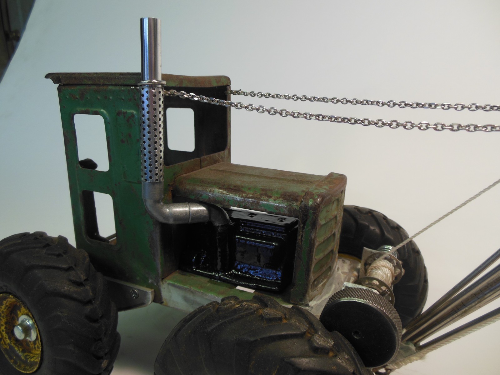 Tonka Art, Junk Yard Crane, Raw