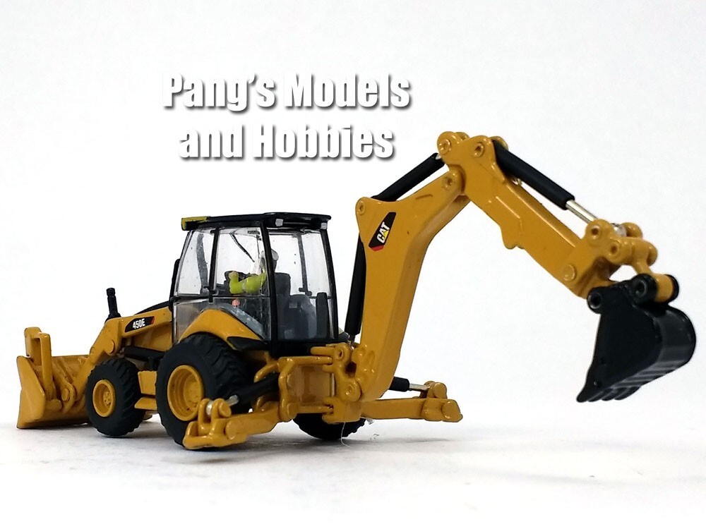 CAT 450E 450 Backhoe Loader 1/87 HO Scale Diecast Model – Diecast Masters