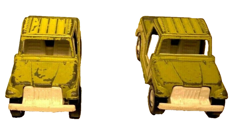 Vintage Tootie Toy 2 – Jeep’s w/ Tow Hitch