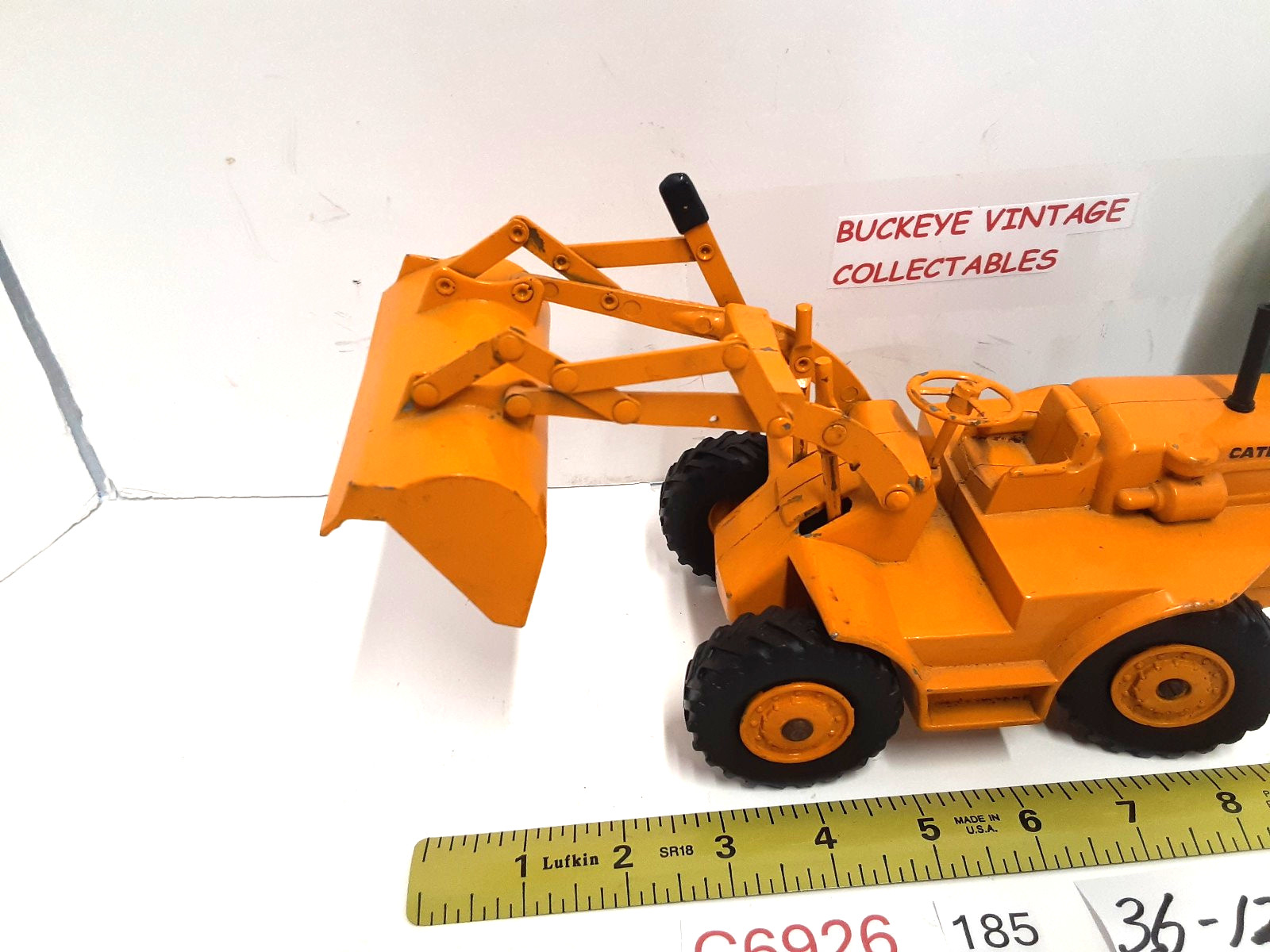 Vintage..ERTL Caterpillar 944 Traxcavator Rubber Tired Loader 1:16