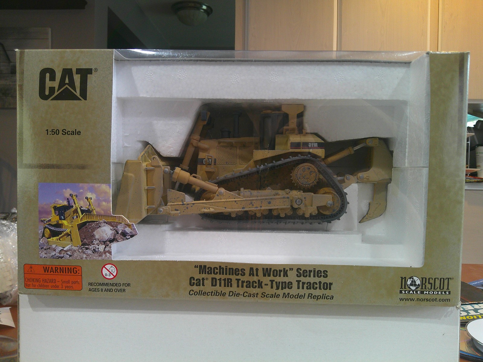 Norscot Machines At Work Series CAT D11R Track-Type Tractor #55179 1/50 Sealed