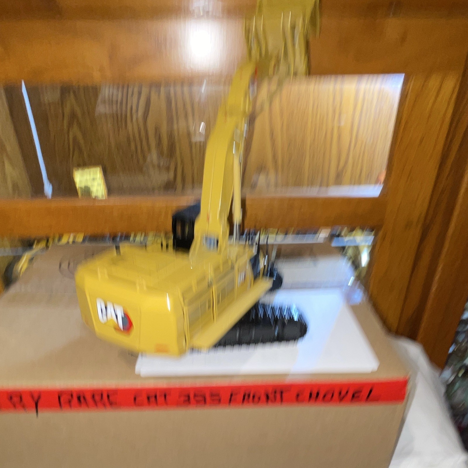 CAT 395 Front Shovel Tracked Excavator Diecast Model Yellow Black